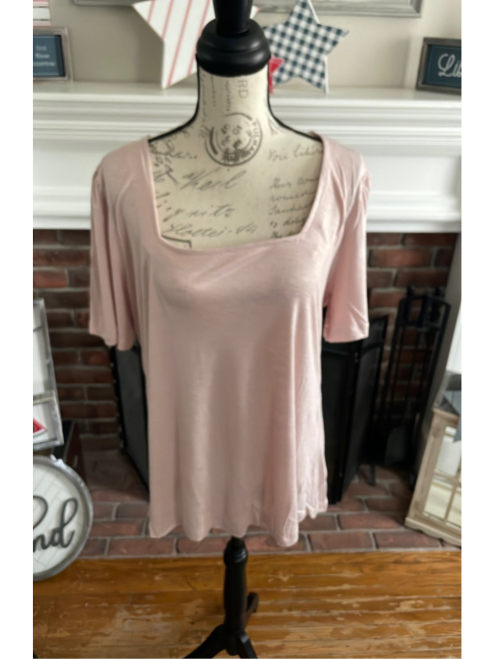Maurices 24/7 square neck tee - Sz XL